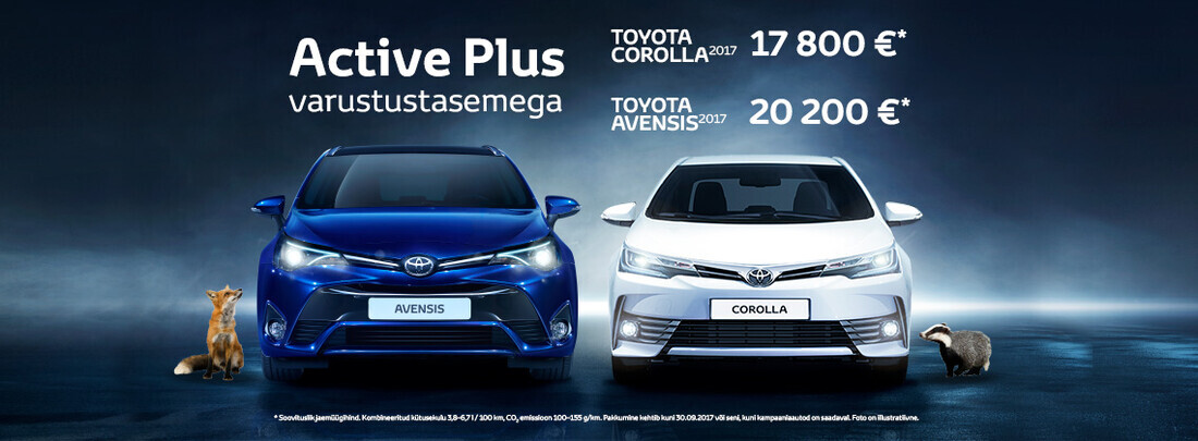 Toyota Avensis ja Toyota Corolla Toyota Avensis ja Toyota Corolla