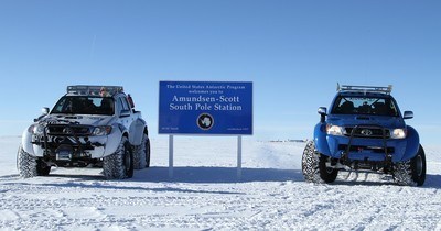 Toyota Hilux на реактивном топливе покоряет Антарктику