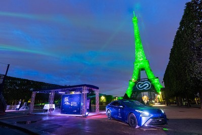Eiffeli torn värvus vesinikenergia jõul roheliseks