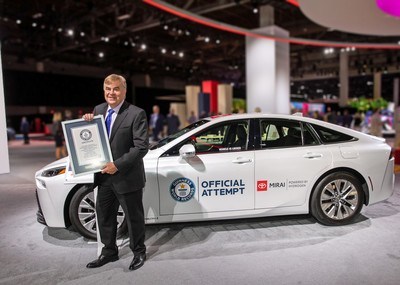 Toyota Mirai tegi Guinnessi maailmarekordi