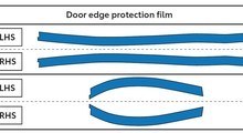 Ukselingi kaitsekile kahele uksele