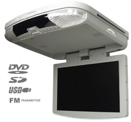 Laemonitor DVD-ga 10,2" , kõrvaklappidega(2 paari)