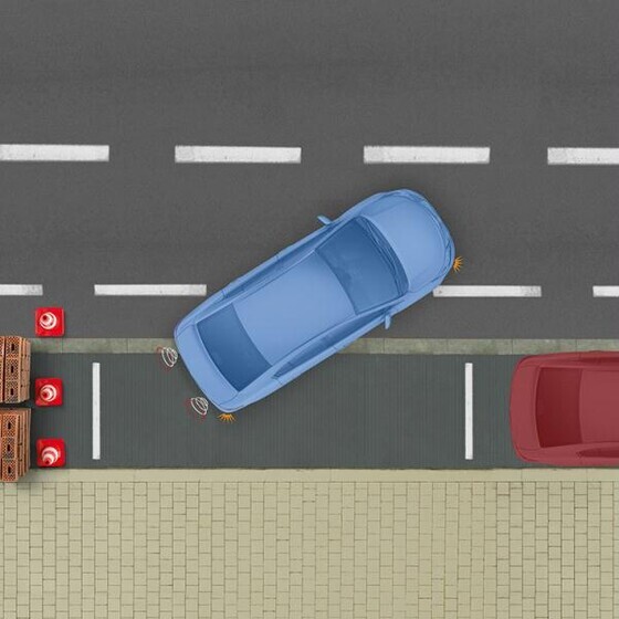 Parkimisandurid taha Toyota TPA 2 anduriga, katkestuslülitiga. 05/2015-