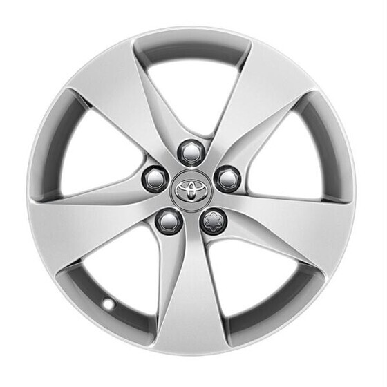 Valuveljed 16&quot; Toyota 5 kodarat hõbe. Rehvirõhuanduritega