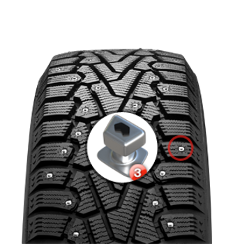 Naastrehvid 225/45R18 95H Pirelli IceZero