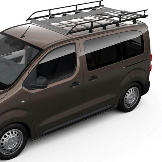 Katuseplatvorm terasest, must. Lühikesele kerele. Ainult tagaustega keremudelile.