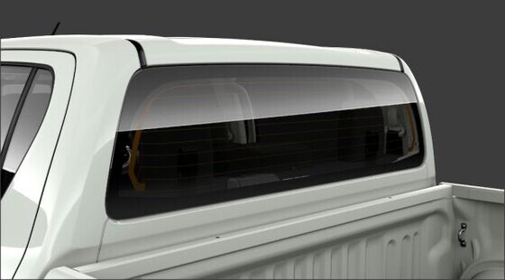 Tugevdatud tagaklaas (2x4 mm) ilma kabiinikaitseta autole.