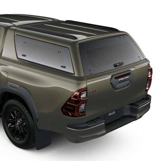 Kastikate kõrge, kere värvi, Toyota, Double Cab. Avatavate küljeklaasidega, katusereelingutega. Ei sobi kabiinikaitsega autole.