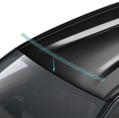 Katuse esimese ääre kaitsekile, ei sobi panoraamkatusele.