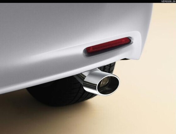 наконечник глушителя, хромированный