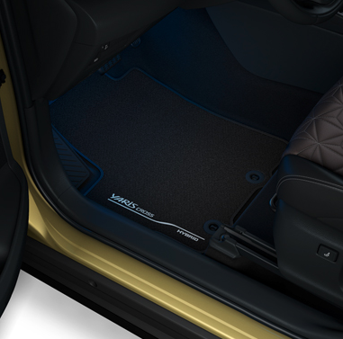 Tekstiilmatid mustad 520, hübriid.