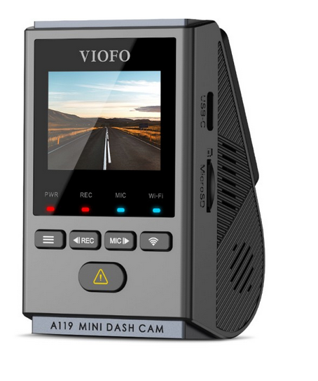 Videoregistraator Viofo A119 Mini2 2K, GPS, 64GB kaardiga ja püsitoitekaabliga