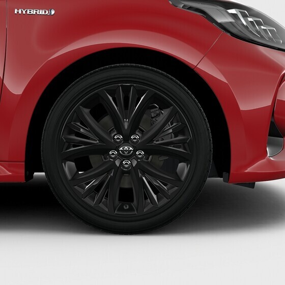 Valuveljed 17" mustad, keskkapsel väike, must