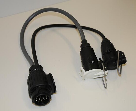 Haakekonksu pistmiku adapter 13P -> 12N/12S