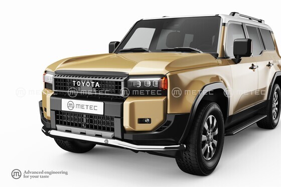 Stangeääris kaitseplekiga, 60 mm, poleeritud Metec