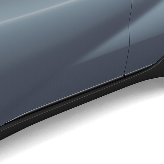 Alumised küljeliistud, must