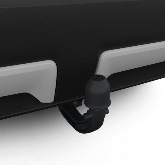 Haakekonks, vertikaalselt eemaldatav, 13 pin, adapteriga